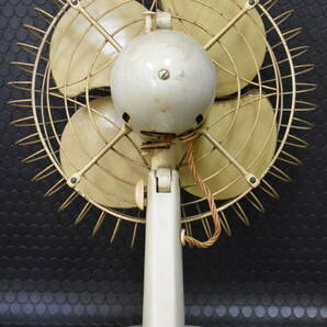 うぶ品 昭和レトロ 東芝 Toshiba A.C. ELECTRIC FAN LD型 扇風機 30cmタイプ ４枚羽根 アンティーク 未整備品 稼働品の画像3