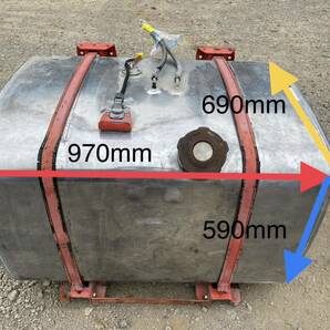 タンク 燃料タンク フューエルタンク アルミ 大型用 トレーラーヘッド用の画像8