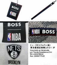 4万新品◆XL◆ボス BOSS×NBAコラボ BROOKLYN NETS カモフラージュプリントフーディースウェットプルオーバー『W_Camo_NBA』1円_画像9