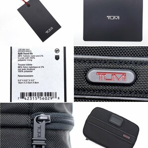 3.5万新品◆TUMI トゥミ◆黒 バリスティックナイロン ハンドルクラッチマルチポーチ 旅行など １円の画像8