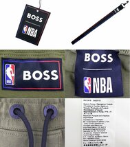 3万新品◆XL◆ボス BOSS×NBAコラボ BROOKLYN NETS スウェットジョガーパンツ カーキ『Slamdunk2_4_NBA』1円_画像9