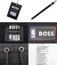 3万新品◆S◆ボス BOSS×NBAコラボ BROOKLYN NETS スウェットジョガーパンツ 黒『Slamdunk2_4_NBA』1円_画像9