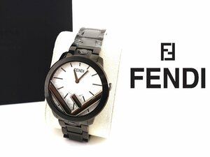 25万新品◆FENDI フェンディメンズ『RUN A WAY』FFモノグラム スイス製ウォッチ腕時計 1円