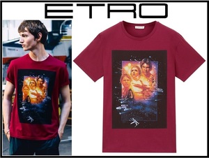 6万新品◆XL◆エトロジャパン◆『スター・ウォーズ』コラボTシャツボルドー【ETRO】1円