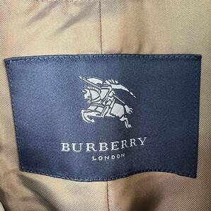 Wm237 正規品 BURBERRY バーバリーロンドン トレンチコート スプリングコート ライナー付き ライトベージュ 内側ノバチェック メンズの画像7