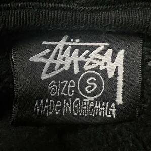 Wm504 STUSSY SOUL ステューシー スウェット パーカー フーディー プルオーバー ロゴプリント ブラック 黒 メンズの画像7