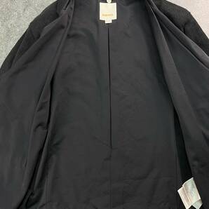 Wm511 DIESEL ディーゼル ニット デザイン テーラードジャケット ブレザー シングル 黒 ブラック 無地 コットン 100% メンズの画像8