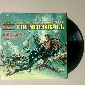 LP レコード 007 THUNDERBALL 1965