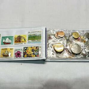 4168) シンガポール マレーシア 貨幣セット コインセット 海外 硬貨 お土産 コレクション キズあり 汚れありの画像2