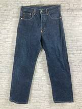 ★701XX★ 濃紺 Levi’s リーバイス W32 L34 ビッグE 隠しリベット 赤耳 シンチバック デニムパンツ 90s ヴィンテージ ジーンズ 激安 復刻_画像3