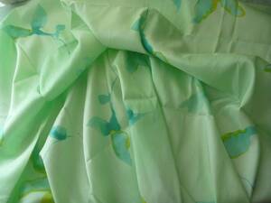 # green. glati-shon floral print Italy made silk double width 2.6M