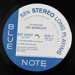 試聴可 Lee Morgan / The Sidewinder / Blue Note BST 84157 LPレコード 日本盤 帯付き リー・モーガン ブルーノート BST-84157 東芝の画像5