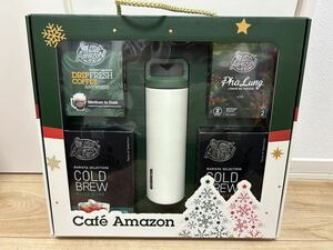 新品 Cafe Amazon カフェアマゾン　水筒コーヒー ギフトセット タイ タンブラー サーモス