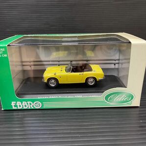 エブロ 1/43 Honda S800 Road star 1966 イエロー の画像1