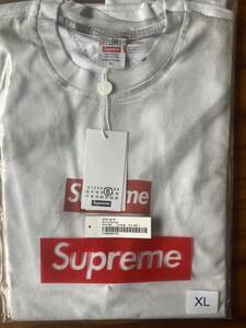 送料無料 新品 XL Supreme MM6 Maison Margiela Box Logo Tee シュプリーム メゾン マルジェラ ボックスロゴ Tシャツ