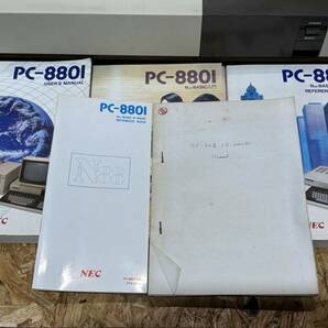 レトロ 旧型PC NEC PC-8801 パーソナルコンピューター パソコン 本体 キーボード 冊子付き 動作未確認の画像3