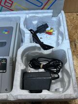 スーパーファミコン 本体 任天堂 箱 スト2 付き S23625404_画像3