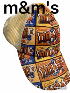 【未使用】m&m's エムアンドエムズ　キャップ　帽子　アメリカン雑貨　アメトイ　キャラクター