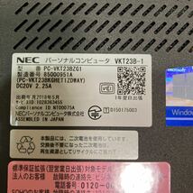 NEC versapro VB-1 PC-VKT23BZG1 第6世代Core i5 6200U メモリ8GB SSD128GB Windows11 小型_画像7