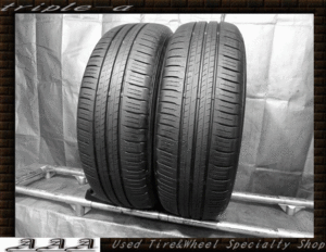 21年製 ダンロップ ENASAVE EC300+ 195/65R15 2本 バリ山！ 【535S】