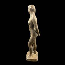 【KF2216】彫刻家 宮本隆 裸婦像 1957年 置物 在銘 飾り物 共箱_画像3