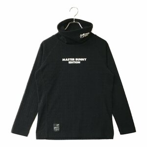 coco★マスターバニー★パーリーゲイツ★ハイネックカットソー★黒★ブラック/千鳥柄★1(M)★中古※レターパックプラス発送可★88723