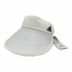 coco★新品★アディダス★adidas★サンバイザー★クリップバイザー★白★ホワイト★フリー(54-57cm)※レターパックプラス発送可★88728