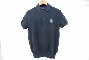 coco★ビームスゴルフ★BEAMS GOLF★半袖ポロシャツ★紺★ネイビー★ロゴ入り★S★中古※ネコパケ発送可★76901