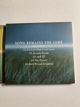 【送料無料・帯あり】ヴィジュアル系バンドEins:Vier（アインス・フィア）CDミニアルバム「SONG REMAINS THE SAME」　初回特典盤_画像2