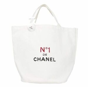 新品　シャネル　CHANEL ノベルティ トートバッグ　白　ホワイト　カメリア