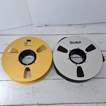 【使用済1本 リールのみ1本 セット】2inch Metal Open Reel Tape Audio Scotch 3M 996 2インチ メタル オープンリール テープ まとめ_画像1