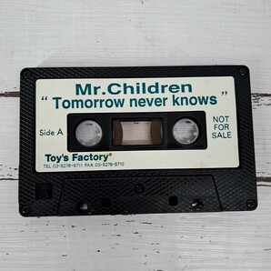 Mr.Children Tomorrow never knows カセットテープ サンプル プロモ 非売品 ミスチル CASSETTE TAPE SAMPLE PROMOTION ONLY NOT FOR SALEの画像3