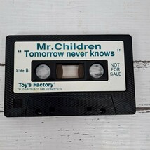 Mr.Children Tomorrow never knows カセットテープ サンプル プロモ 非売品 ミスチル CASSETTE TAPE SAMPLE PROMOTION ONLY NOT FOR SALE_画像4