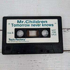 Mr.Children Tomorrow never knows カセットテープ サンプル プロモ 非売品 ミスチル CASSETTE TAPE SAMPLE PROMOTION ONLY NOT FOR SALEの画像4