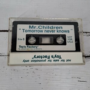 Mr.Children Tomorrow never knows кассетная лента образец промо не продается ошибка Chill CASSETTE TAPE SAMPLE PROMOTION ONLY NOT FOR SALE