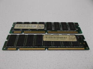 中古品 DIMM PC100-128M 256MB(128M*2) 現状品⑥