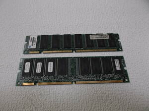 中古品 DIMM PC133-128M 256MB(128M*2) 現状品⑨