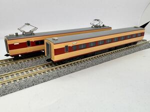 KATO モハ380-13+モハ381-13(モーター無し) 2両ユニット組 【10-1690 381系 パノラマしなの 登場時仕様セットばらし】