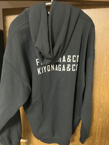 KIYONAGA&CO. FUJIWARA &CO. パーカー フーディー 黒 ブラック