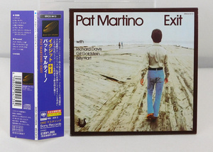 帯付 紙ジャケ CD「パット・マルティーノ Pat Martino/イグジット +1 EXIT」SRCS-9413 完全生産限定盤 DSDマスタリング リマスター