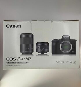 Canon EOS Kiss M2 ダブルズームキット ホワイト