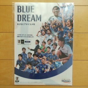 非売品クリアファイル キリンチャレンジカップ2023 BLUE DREAM サッカー みずほ