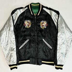 40s 超スペシャル BIGサイズ ヴィンテージ スカジャン Souvenir Jacket スーベニア ジャケット オリジナル （検索） ベトジャン 別珍 50sの画像4