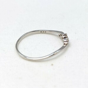 【美品】 LARA Christie ララクリスティー Pt900 3Pダイヤ 0.1ct リング 約9号 約1g プラチナ レディース アクセサリー ダイヤモンド hgs11の画像7