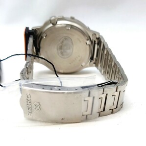 【1円～ 美品】 セイコー スポーツ 150 8S23-6080 SBR027J ハニカム メンズ 黒文字盤 ソーラー 稼働 デイデイト 腕時計 SEIKO の画像3