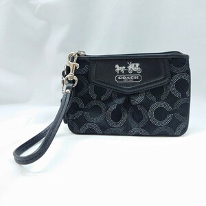 [ beautiful goods ] Coach list let OP art Madison black black pouch lady's COACH hgs88