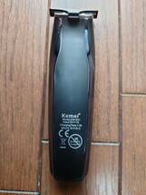 【送料込】Kemei KM-631　バリカン　ワイヤレス_画像3