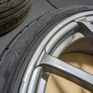 ヨコハマ クロイツァーXi 17インチ 7.5J+41 PCD100-4H GOOD YEAR LS EXE 205/40R17 中古 4本セットの画像9