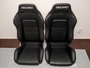 手渡し限定 RECARO SR-3 レザー張替え済み 左右セット セミバケットシート レカロ