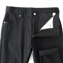 新品 UNITED ARROWS コーエン ストレッチ ツイル テーパード スリム パンツ M 黒 【P30486】 coen メンズ オールシーズン チノパン_画像3